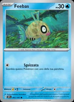 Feebas card in Italian