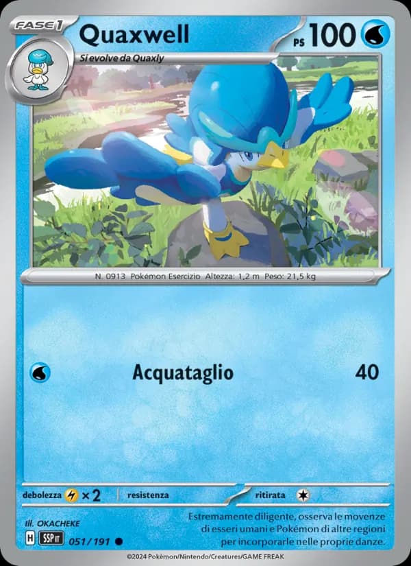 Quaxwell card in Italian
