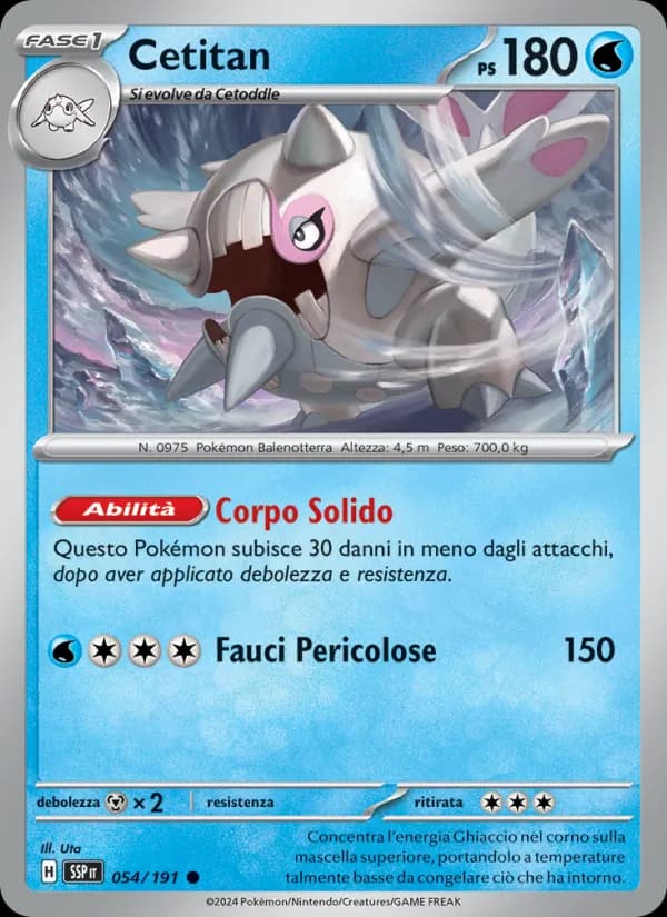Cetitan card in Italian