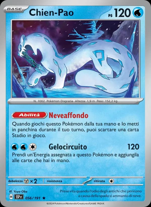 Chien-Pao card in Italian