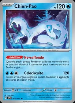Chien-Pao card in Italian