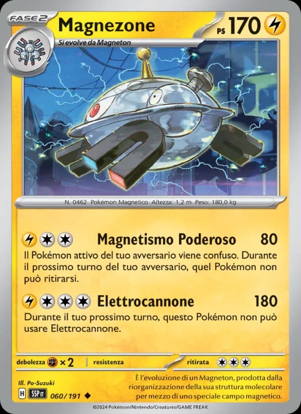 Magnezone card in Italian
