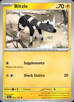 Blitzle card in Italian