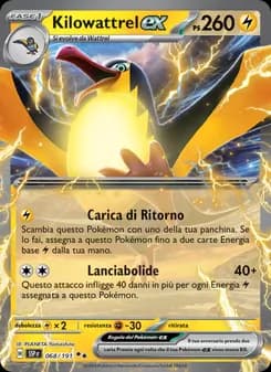 Kilowattrel-ex card in Italian