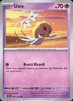 Uxie card in Italian