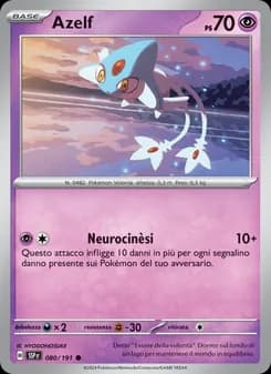 Azelf card in Italian