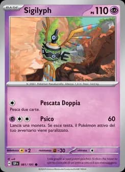 Sigilyph card in Italian
