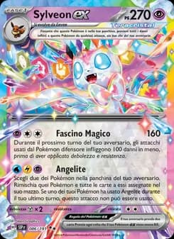 Sylveon-ex card in Italian