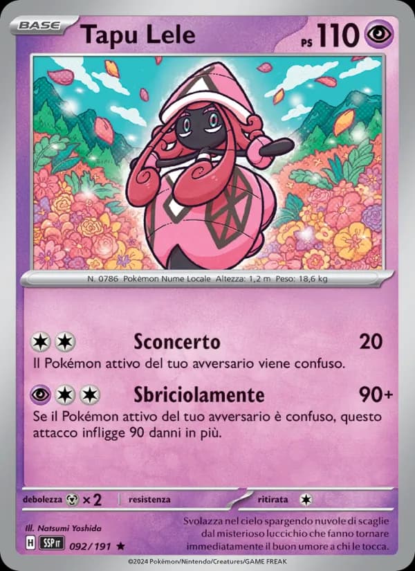 Tapu Lele card in Italian