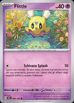 Flittle card in Italian