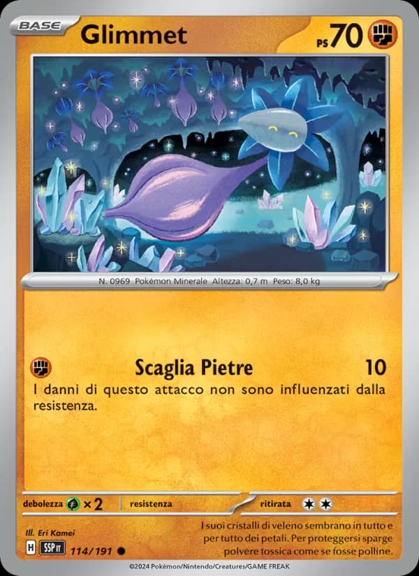 Glimmet card in Italian