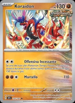 Koraidon card in Italian