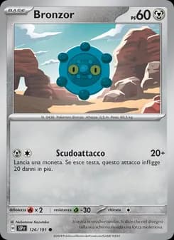 Bronzor card in Italian
