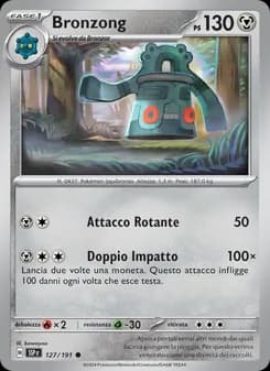 Bronzong card in Italian