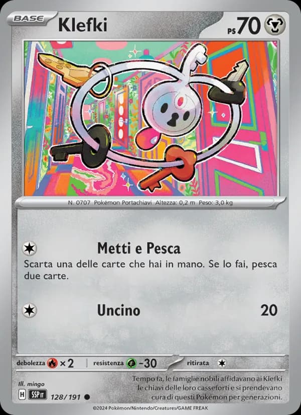 Klefki card in Italian