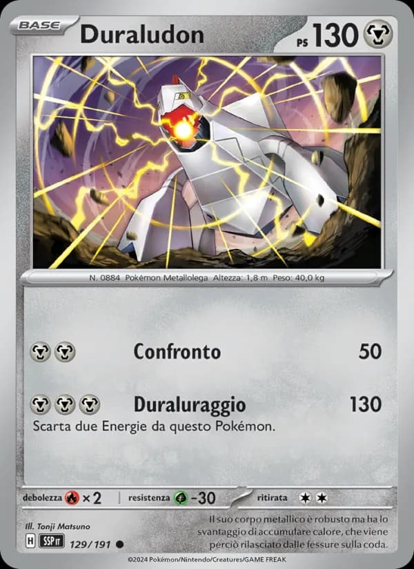 Duraludon card in Italian