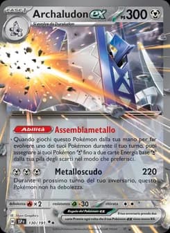 Archaludon-ex card in Italian