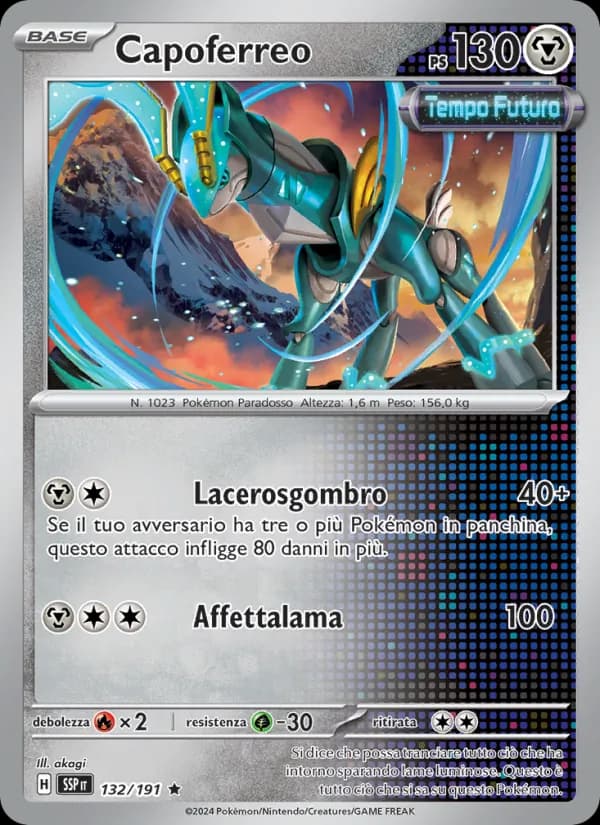 Capoferreo card in Italian