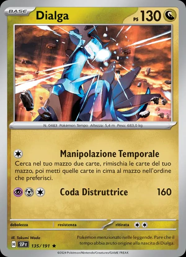 Dialga card in Italian