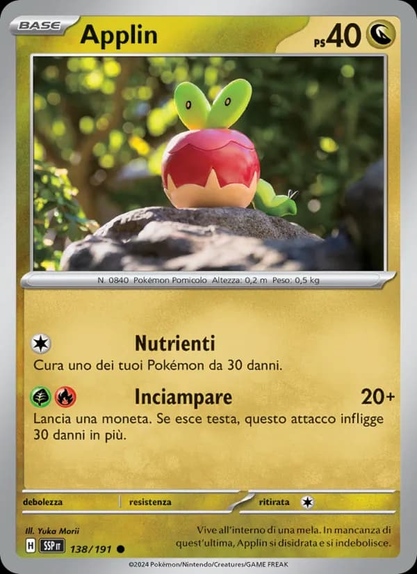 Applin card in Italian