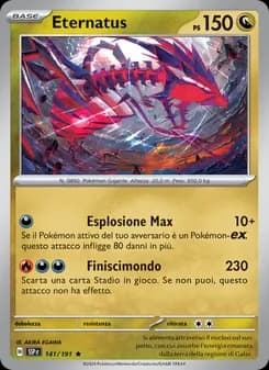Eternatus card in Italian