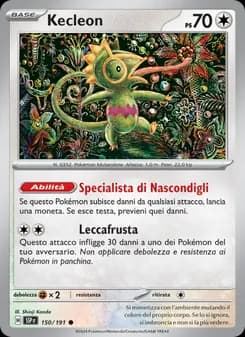 Kecleon card in Italian