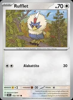 Rufflet card in Italian
