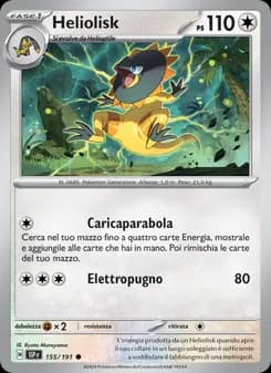 Heliolisk card in Italian