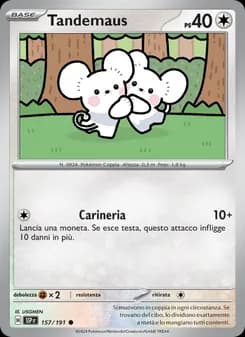 Tandemaus card in Italian