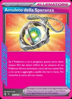Amuleto della Speranza card in Italian