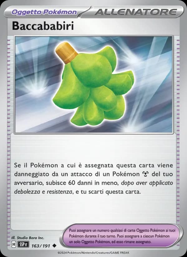 Baccababiri card in Italian