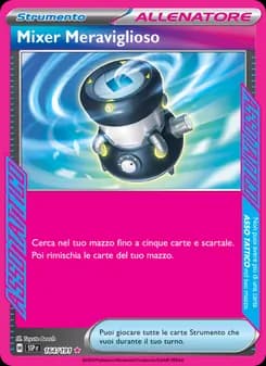 Mixer Meraviglioso card in Italian