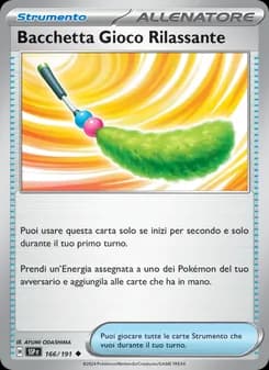 Bacchetta Gioco Rilassante card in Italian