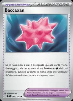 Baccaxan card in Italian