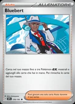 Bluebert card in Italian