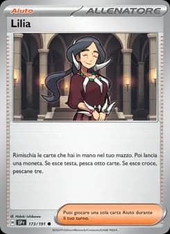 Lilia card in Italian