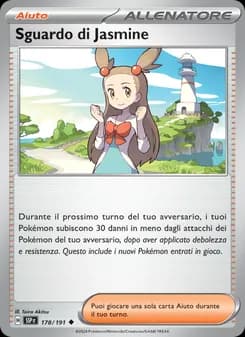 Sguardo di Jasmine card in Italian