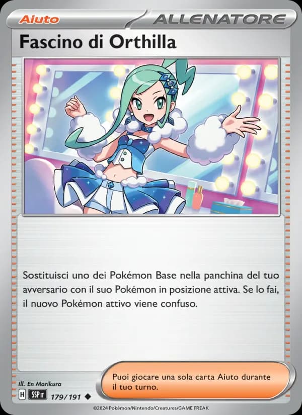Fascino di Orthilla card in Italian