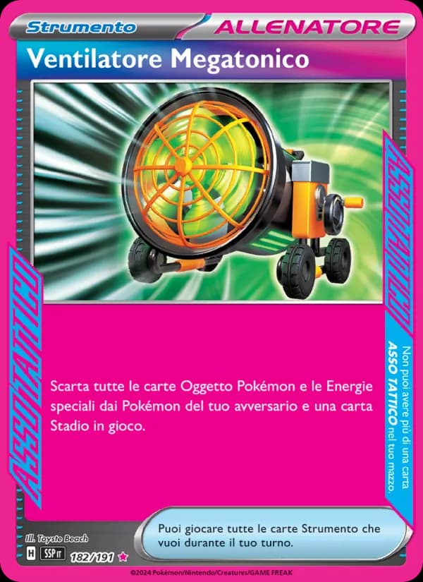 Ventilatore Megatonico card in Italian