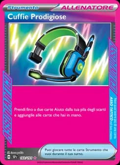 Cuffie Prodigiose card in Italian