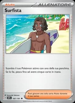 Surfista card in Italian