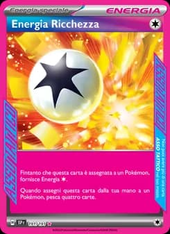 Energia Ricchezza card in Italian