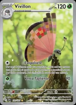 Vivillon card in Italian