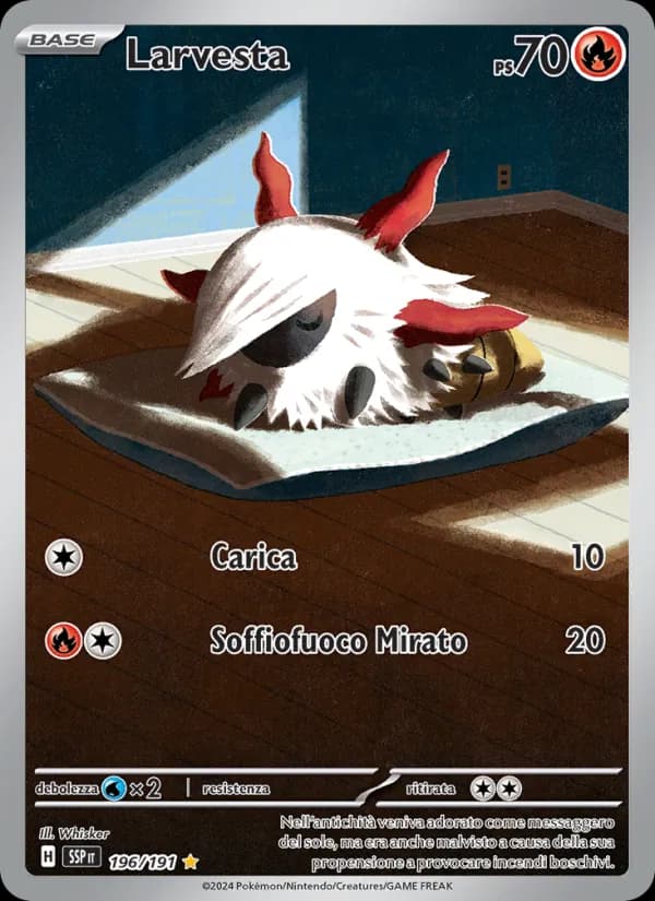 Larvesta card in Italian