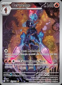 Ceruledge card in Italian