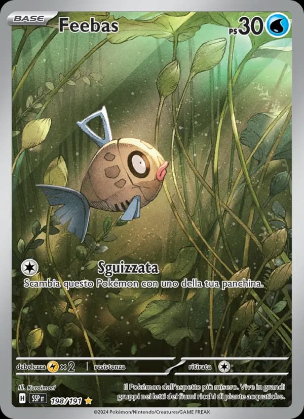 Feebas card in Italian