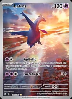 Latios card in Italian