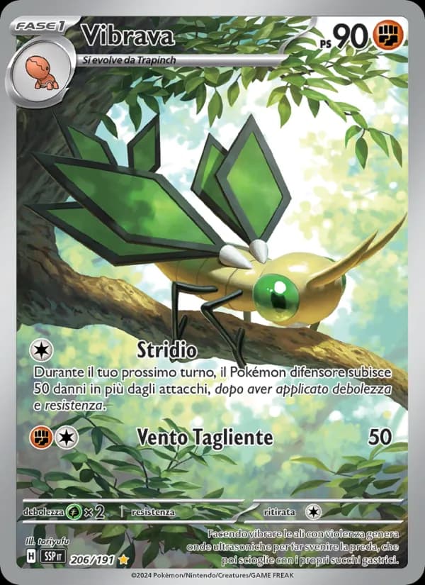 Vibrava card in Italian