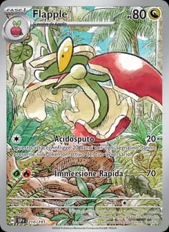 Flapple card in Italian