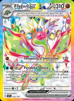 Flygon-ex card in Italian